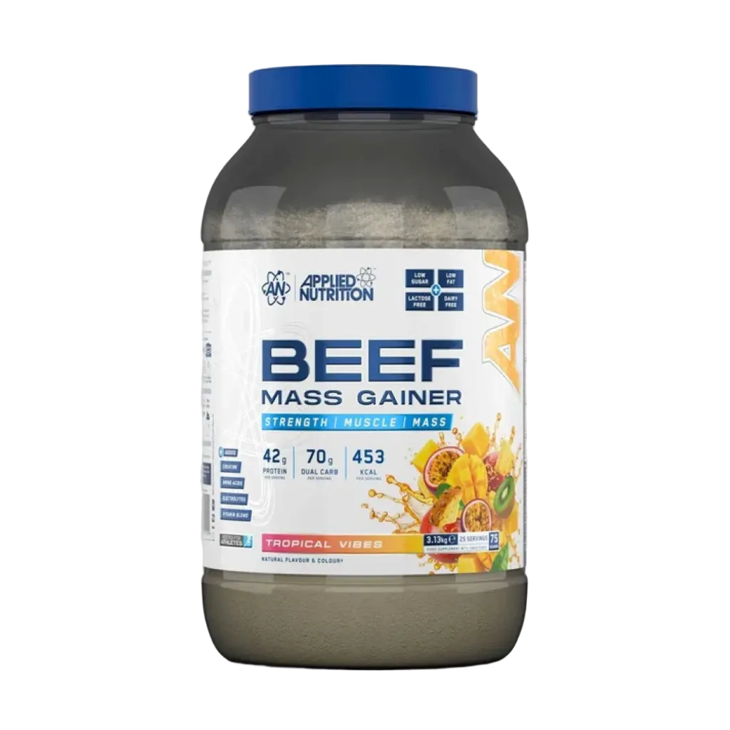 Proteina Masa Musculara, Applied Nutrition, Beef Mass Gainer, 3.13kg