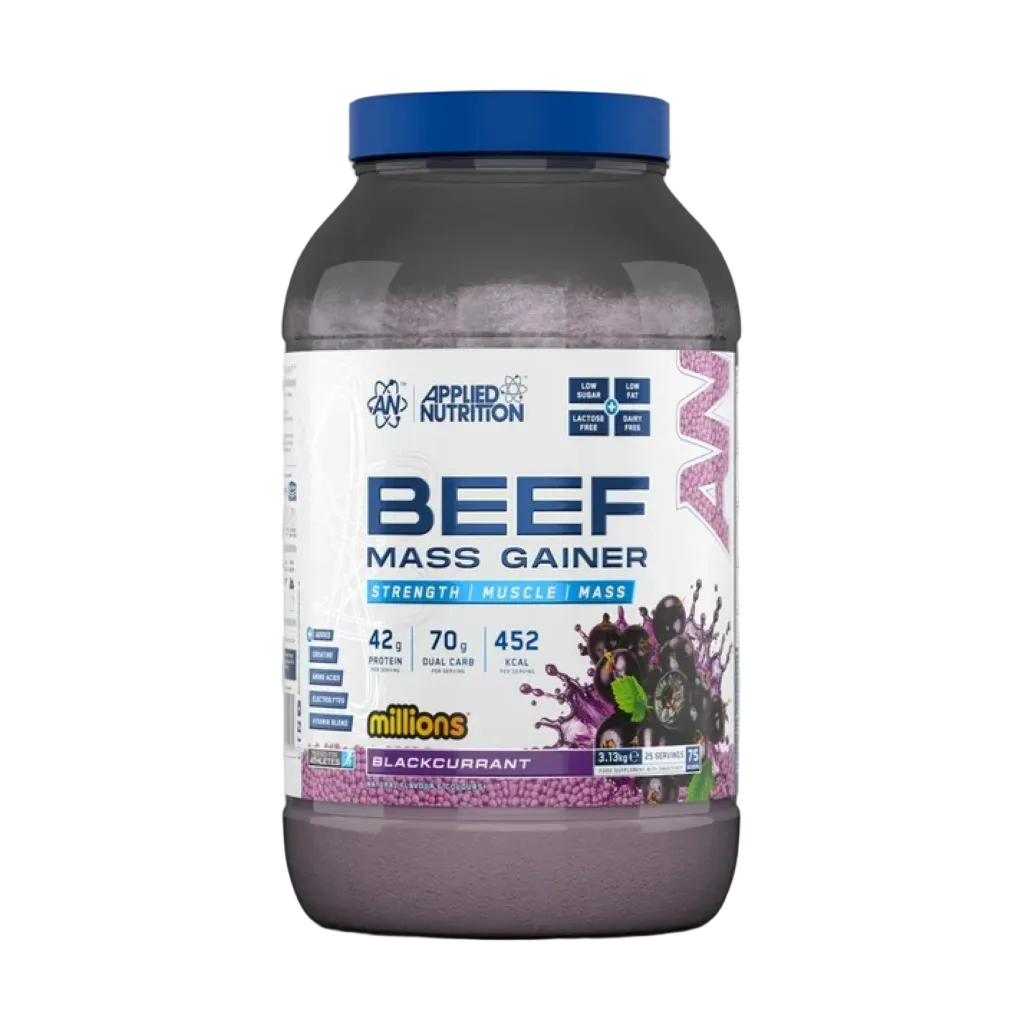 Proteina Masa Musculara, Applied Nutrition, Beef Mass Gainer, 3.13kg