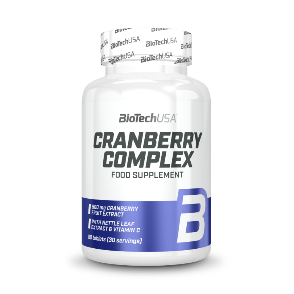 Extract de Merisor si Vitamina C, BioTechUSA, Cranberry Complex, 60 Tablete