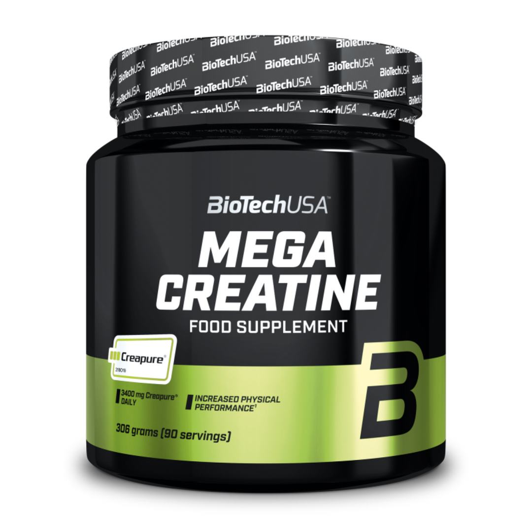 Creatina Monohidrata, BioTechUSA, Mega Creatine Creapure, 306g