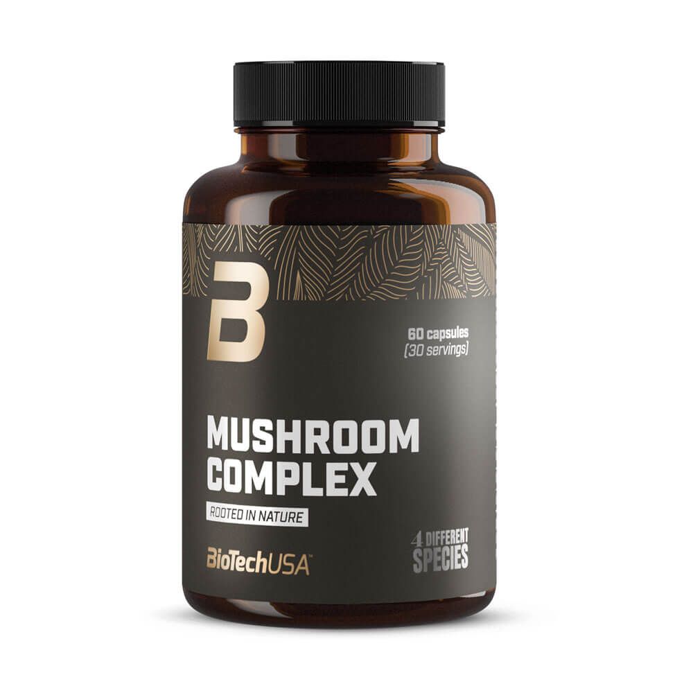 Complex de Ciuperi, BioTechUSA, Mushroom Complex, 60 Capsule
