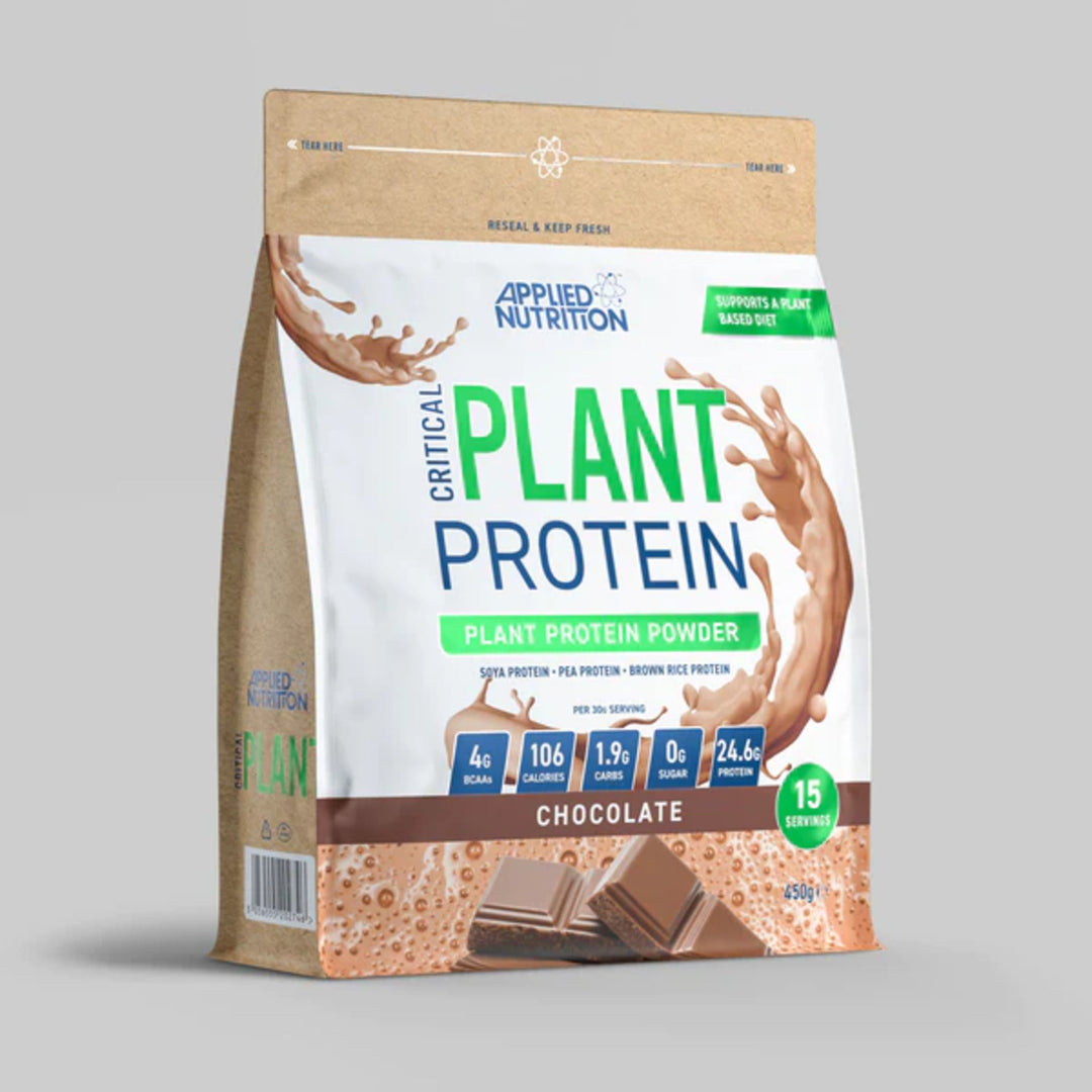 Proteina din mazare - Proteina Vegana, Applied Nutrition, Critical Plant Protein, 450g - gym-stack.ro