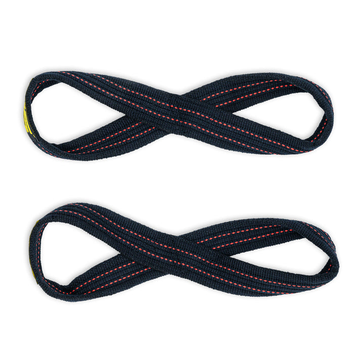 Chingi, Gym Stack, Figure 8 Lifting Straps, Black / Yellow