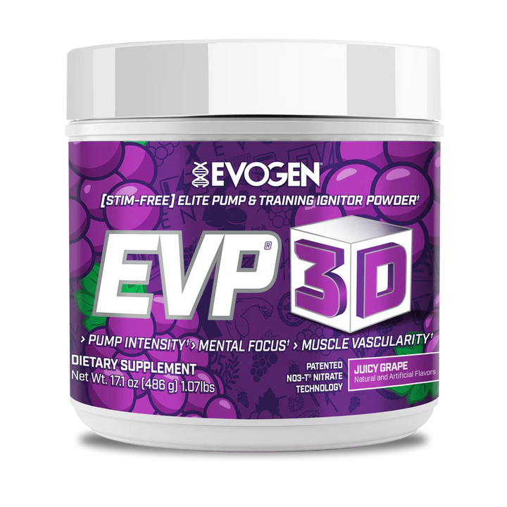 Pre-Workout fara Cafeina, Evogen, EVP 3D, 20/40 serviri