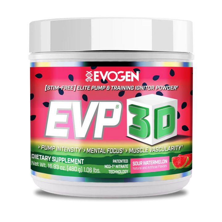 Pre-Workout fara Cafeina, Evogen, EVP 3D, 20/40 serviri