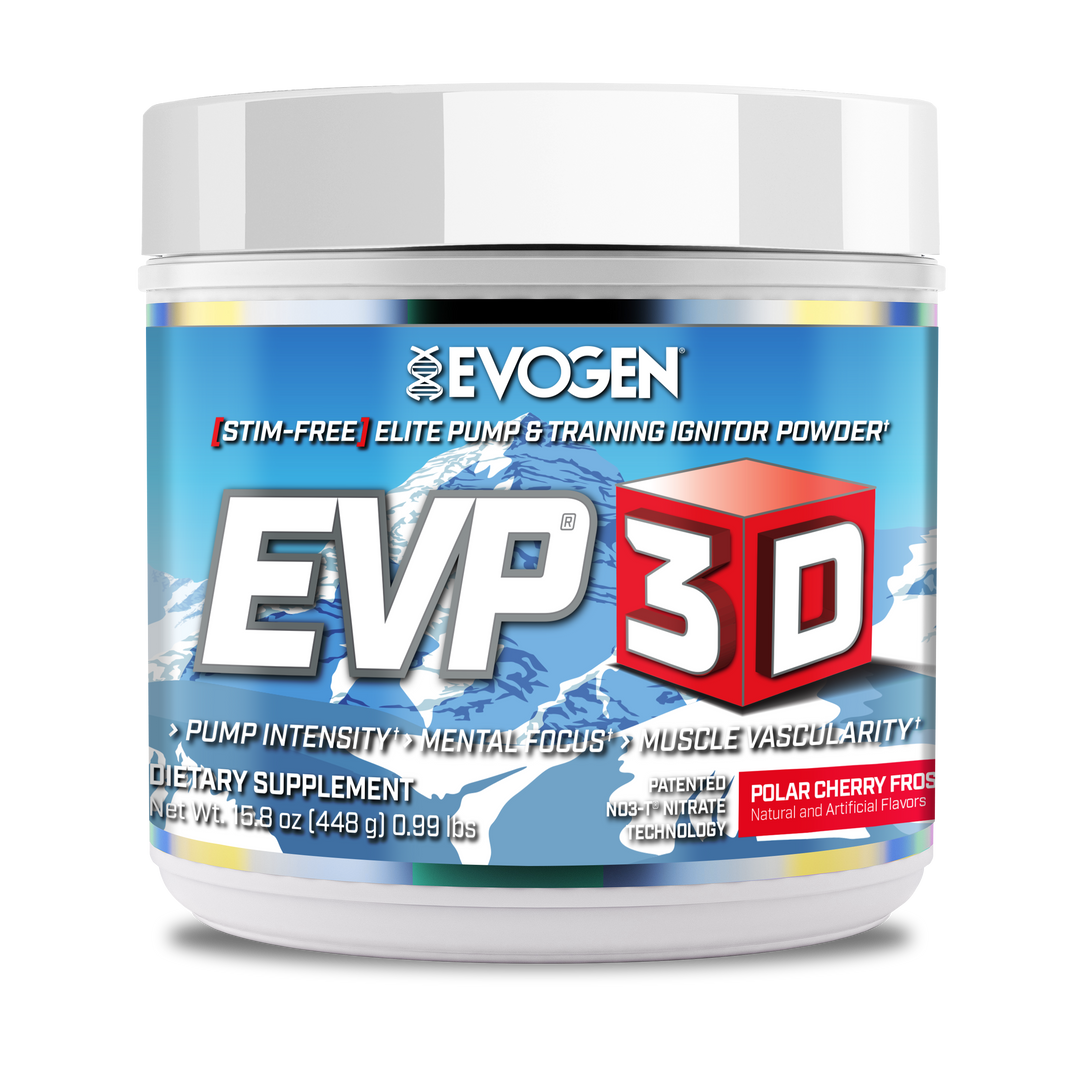 Pre-Workout fara Cafeina, Evogen, EVP 3D, 20/40 serviri