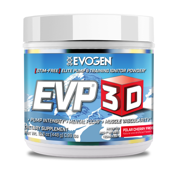 Pre-Workout fara Cafeina, Evogen, EVP 3D, 20/40 serviri