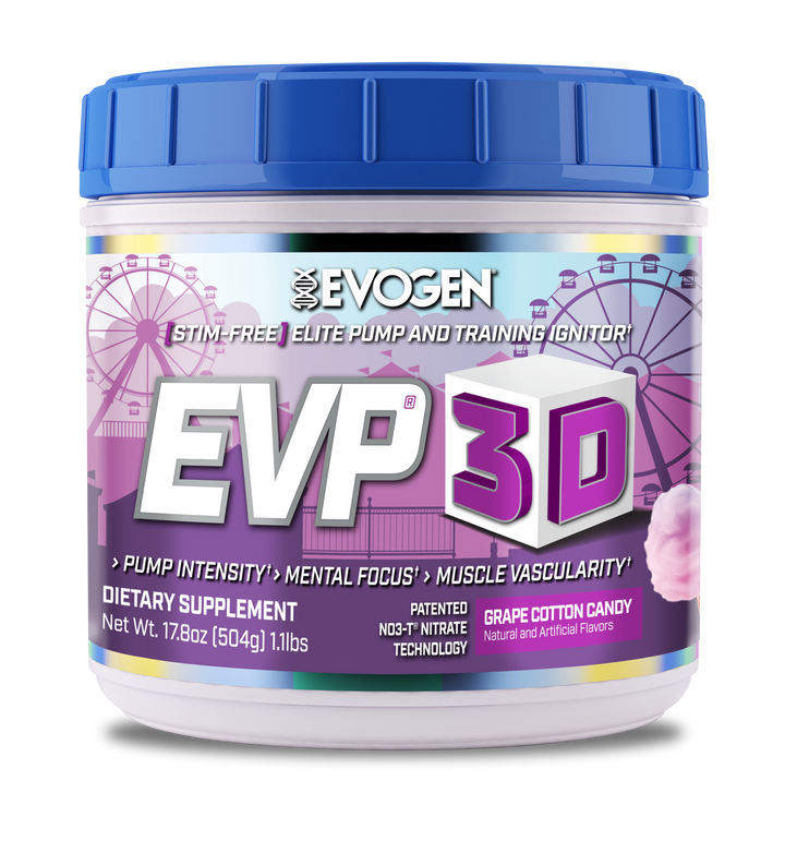Pre-Workout fara Cafeina, Evogen, EVP 3D, 20/40 serviri