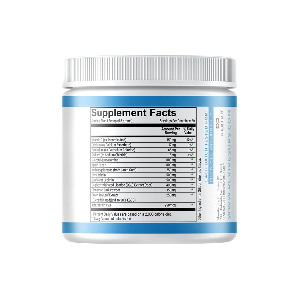 Supliment pentru Sanatatea Intestinala, Revive, GI+, 165g
