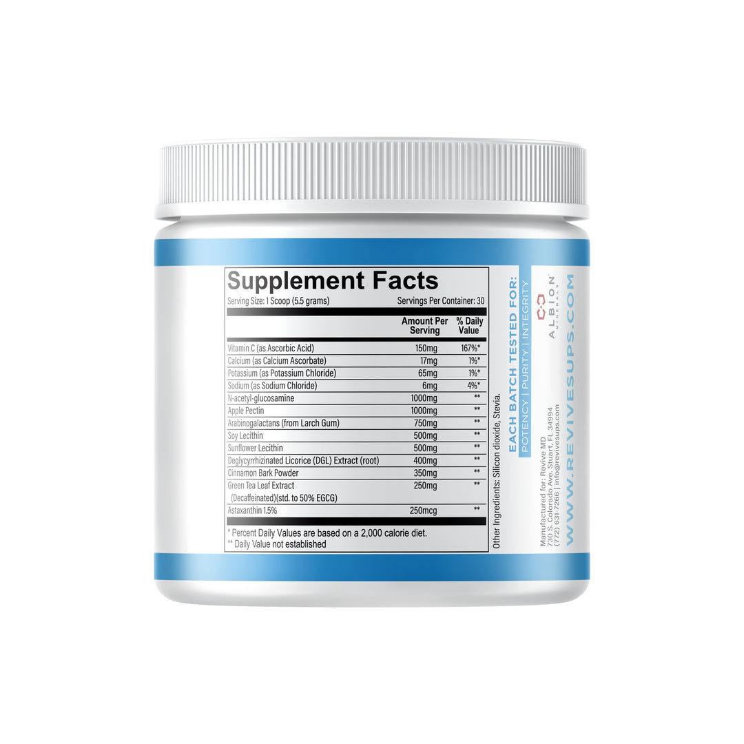 Supliment pentru Sanatatea Intestinala, Revive, GI+, 165g