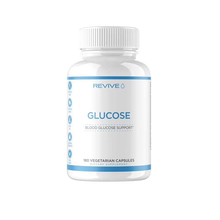 Supliment pentru Gestionarea Glucozei, Revive, Glucose, 180 Capsule