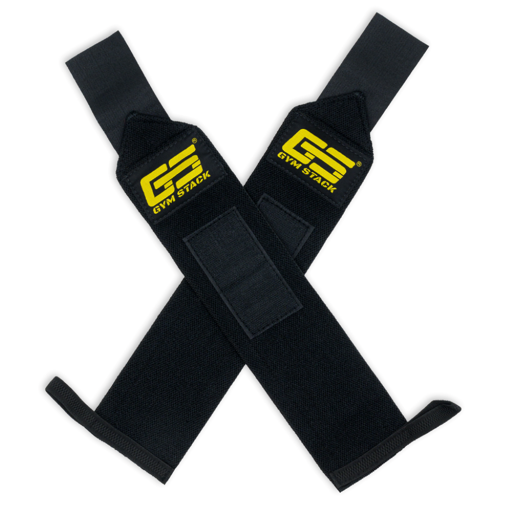Fase pentru Incheieturi, Gym Stack, Wrist Wraps, Black
