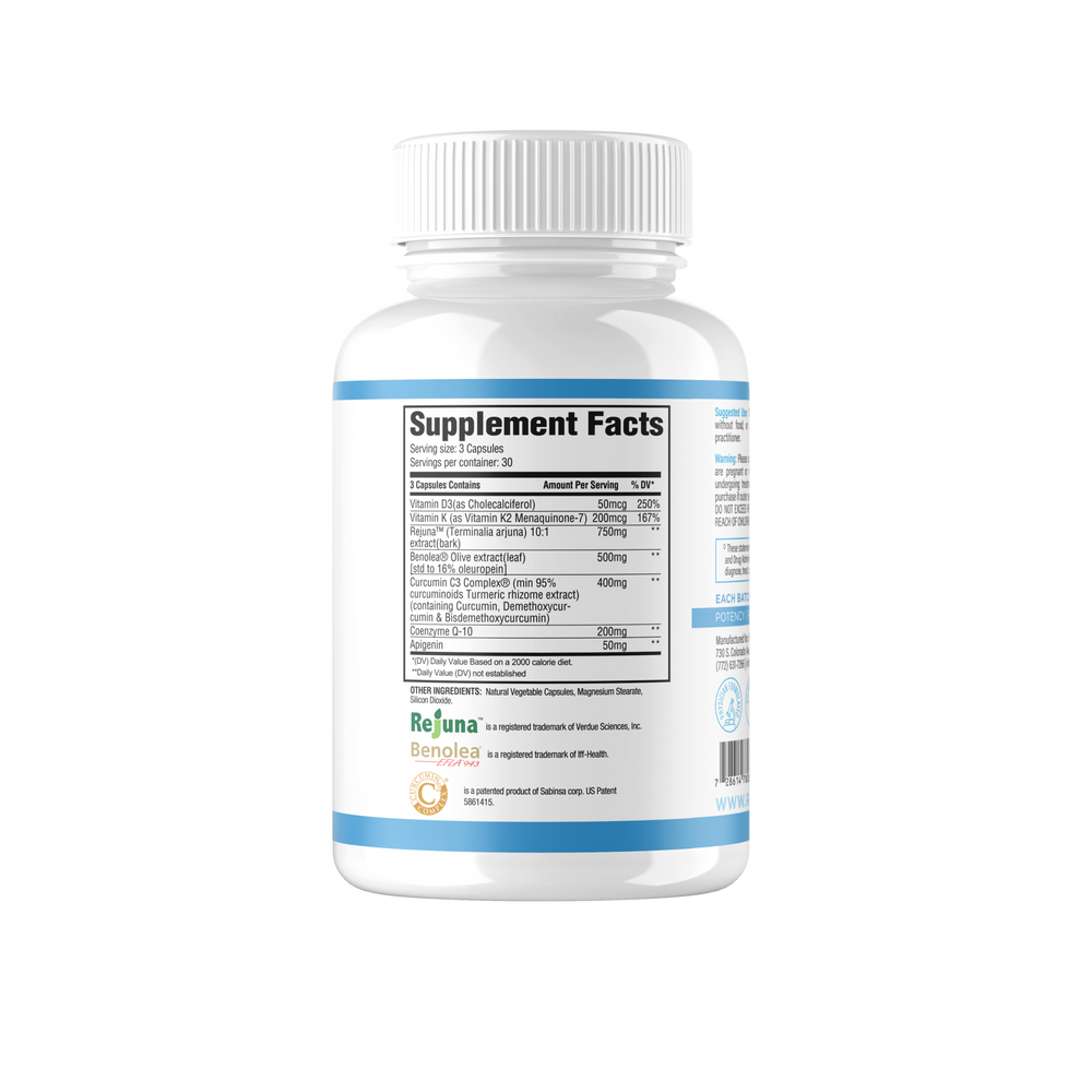 Supliment pentru Sanatatea Inimii, Revive, Heart, 90 Capsule