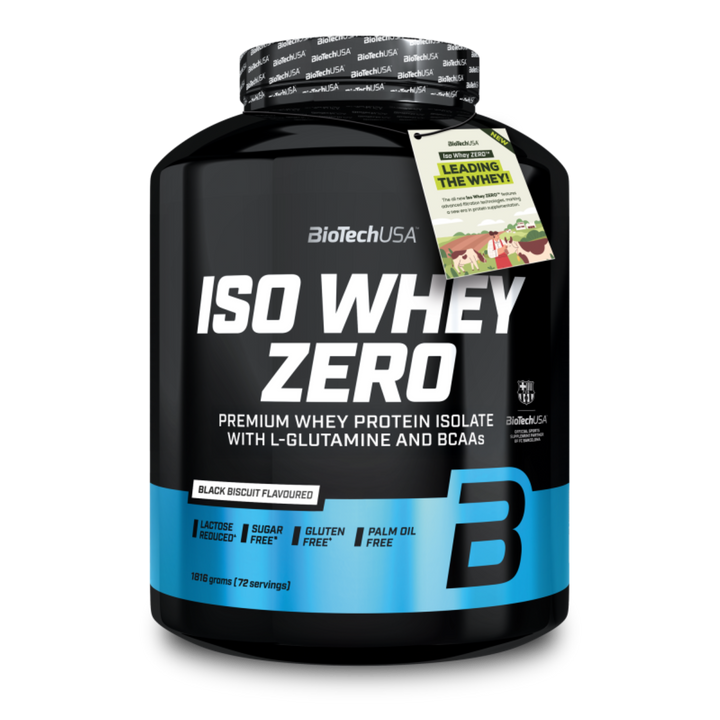 Proteina din Zer Izolata Continut Scazut de Lactoza, BioTechUSA, Iso Whey Zero Lactose Reduced, 1816g