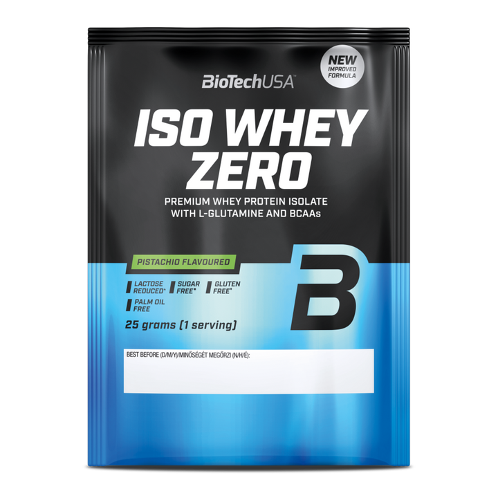 Proteină din Zer Izolat cu Conținut Scăzut de Lactoză, BioTechUSA Iso Whey Zero Lactose Reduced, 25g