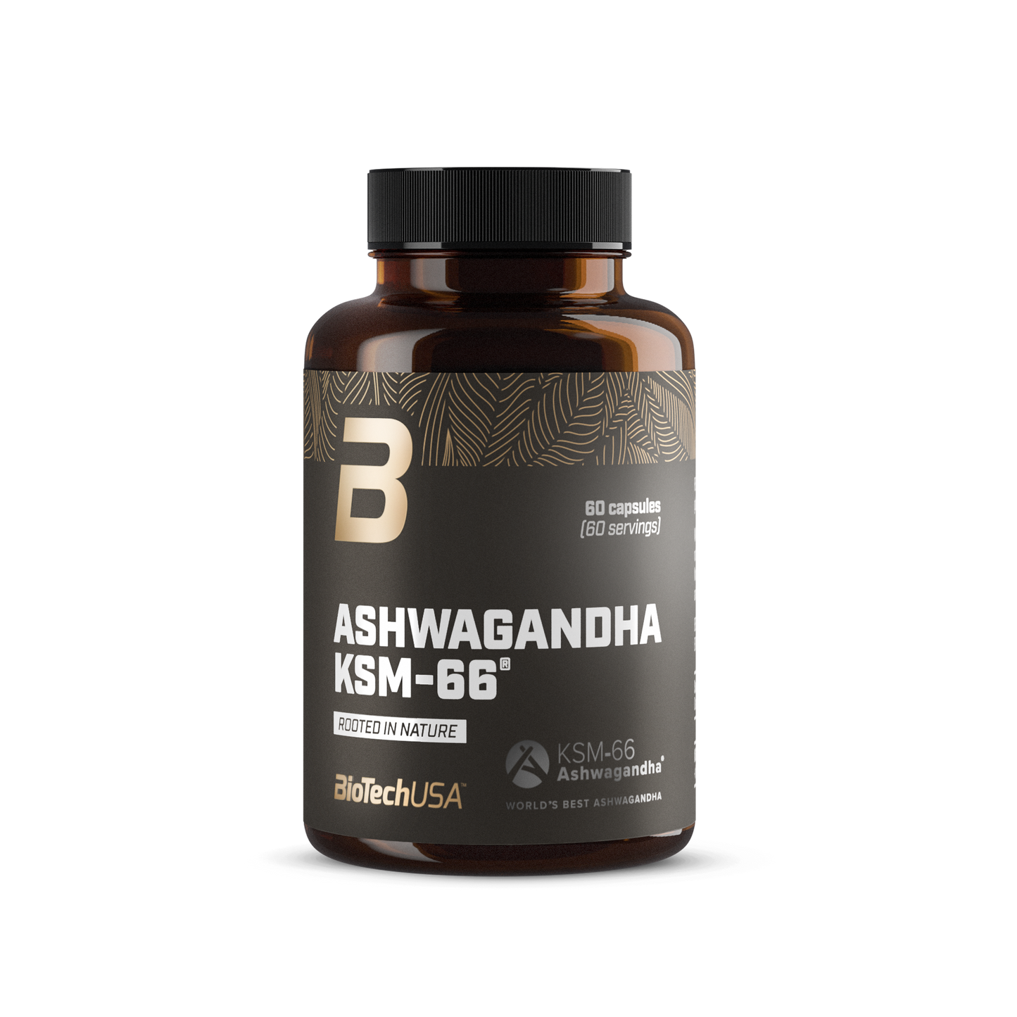 Extract de Ashwagandha, BioTechUSA, Ashwagandha KSM-66, 60 Capsule