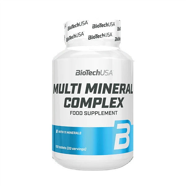 Complex Minerale, BioTechUSA, Multi Mineral Complex,  100 Tablete
