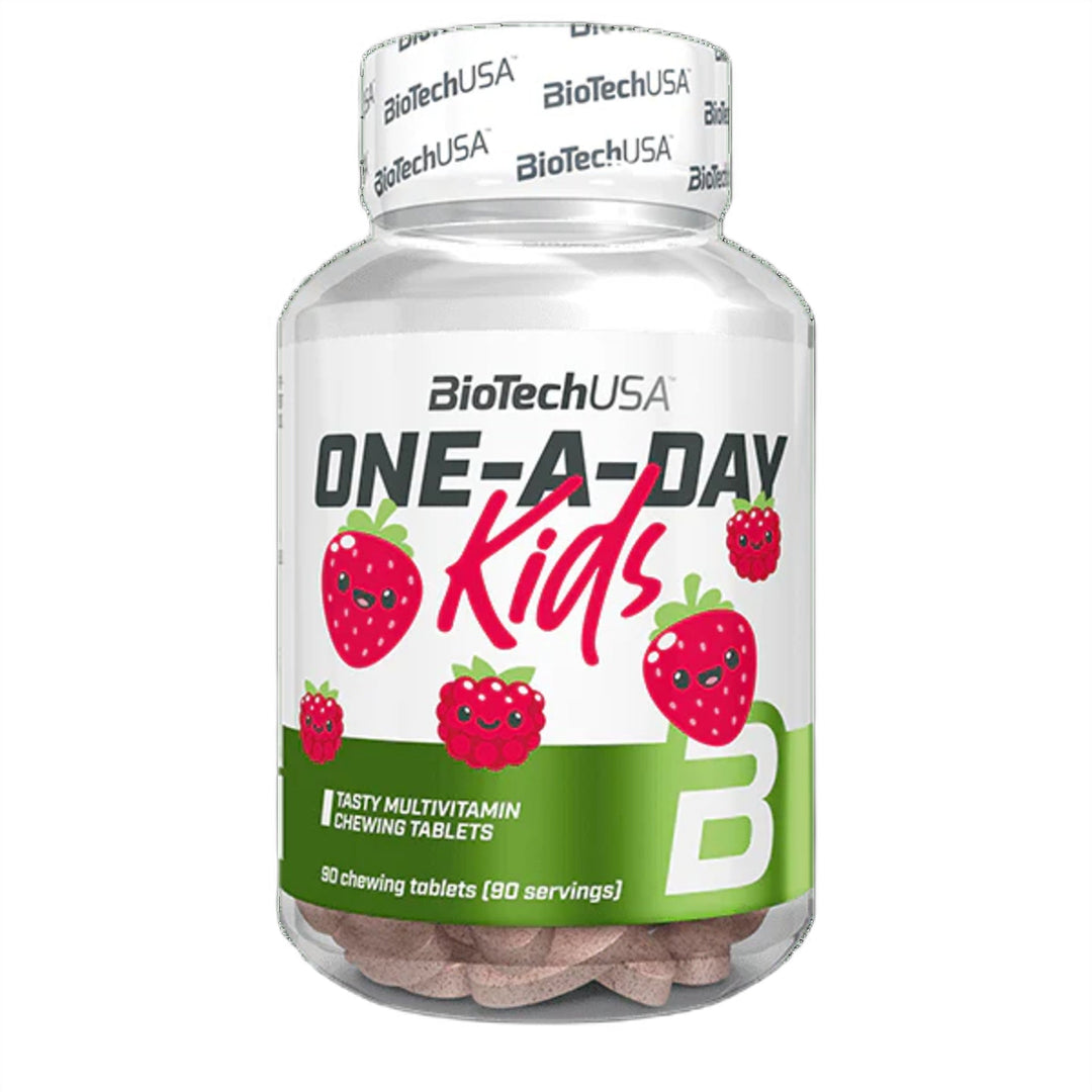 Complex Multivitamine pentru Copii, BioTechUSA, One-A-Day Kids, 90 Tablete Masticabile