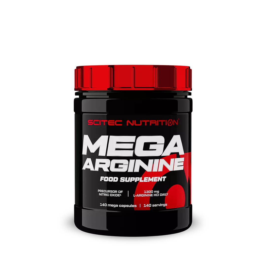 Arginina Capsule, Scitec Nutrition, Mega Arginine, 140 Capsule