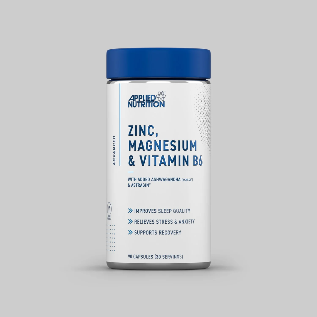 Zinc, Magneziu & Vitamina B6, Applied Nutrition, ZMA, 90 Capsule