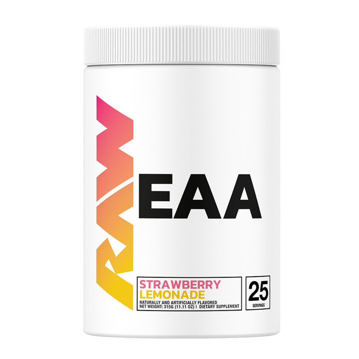 Aminoacizi Esentiali Pudra,  RAW Nutrition, EAA - ESSENTIAL AMINO ACIDS, 315g - Magazin suplimente nutritive - gym-stack.ro