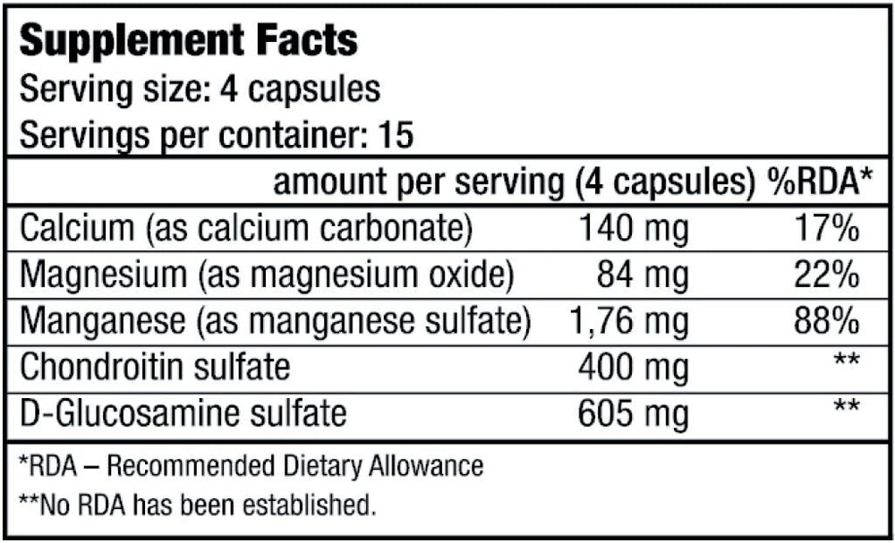 BioTechUSA Chondroitin Glucosamine  60caps
