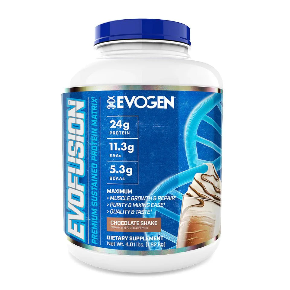 Proteina din Zer, Evogen, EvoFusion, Premium Sustained Protein Matrix, 2090g