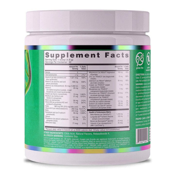 Complex Vitamine si Minerale, Evogen Naturals, Evovite, 180g