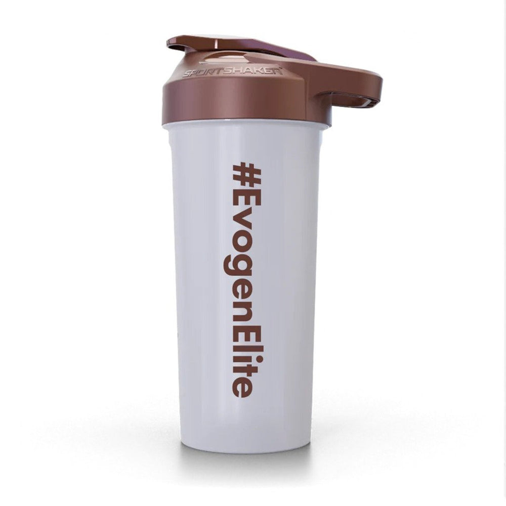 Evogen Sport Shaker, Evogen Elite, 600 ml, Alb - Maro