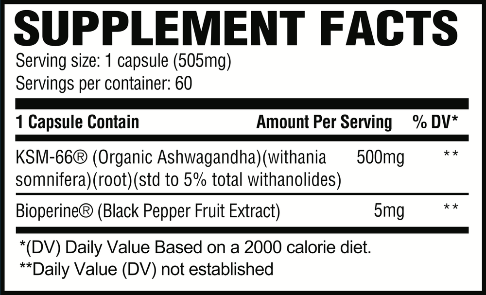 Extract de Ashwagandha, REVIVE Ashwaganda, 60 capsule