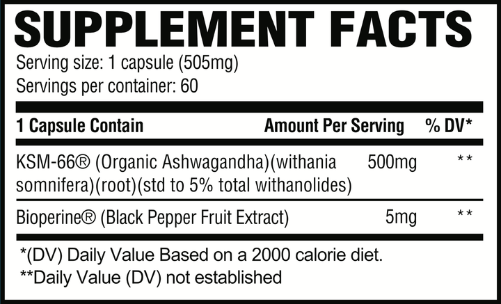 Extract de Ashwagandha, REVIVE Ashwaganda, 60 capsule