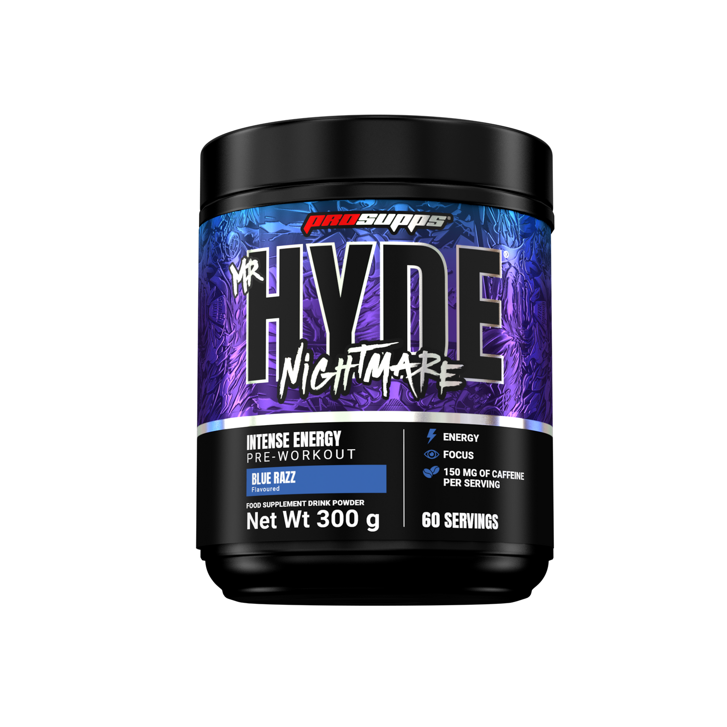 Pre-Workout, ProSupps, Hyde Nightmare, 300g