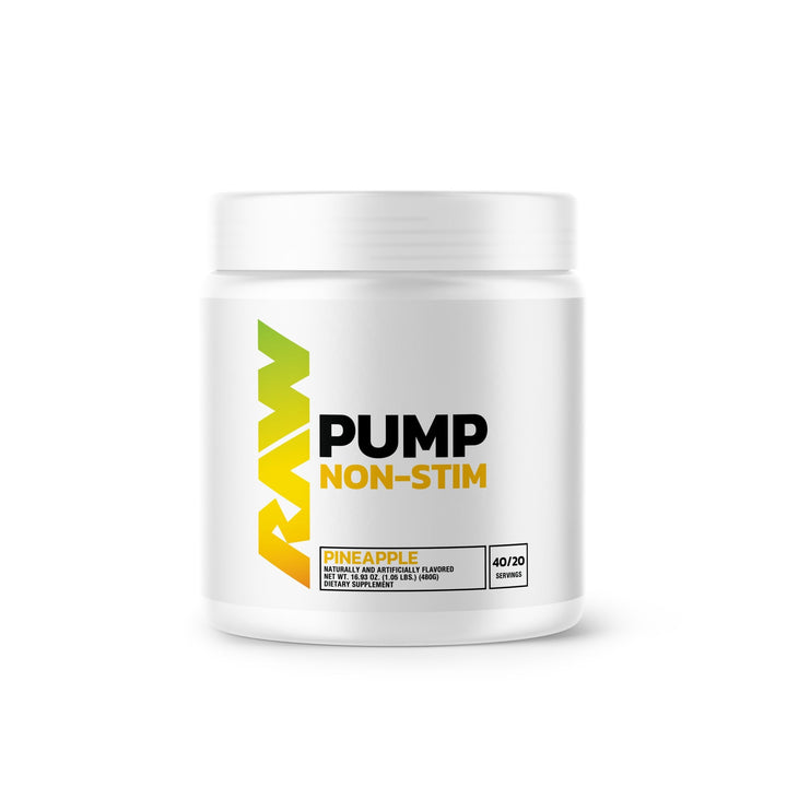 Pre-Workout, RAW Nutrition, Pump Non-Stim, 480g