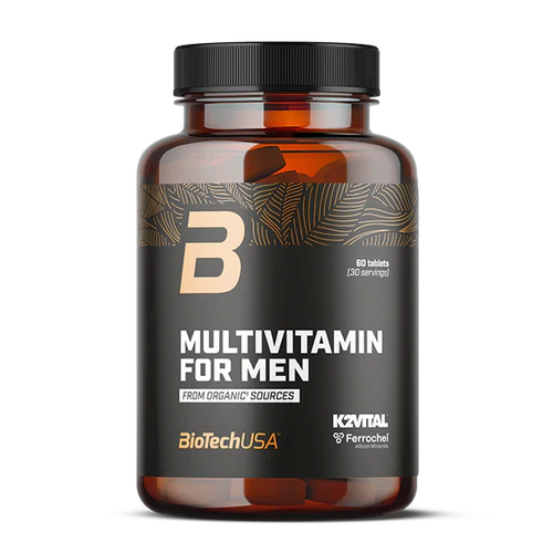 Multivitamine pentru Barbati, BioTechUSA, Multivitamin for Men Organic Sources, 60 Tablete