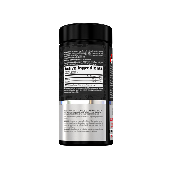 Vitamina K2+D3, ProSupps, Vitamin K2+D3, 60 Capsule