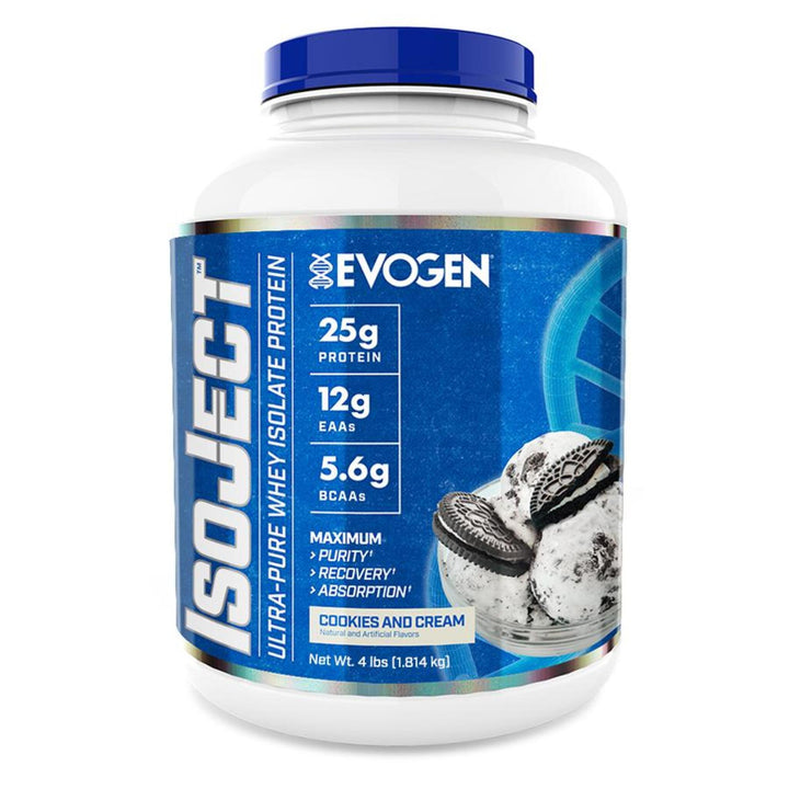 Proteina din Zer Izolata, Evogen, IsoJect Ultra-Pure Whey Isolate Protein, 1800g