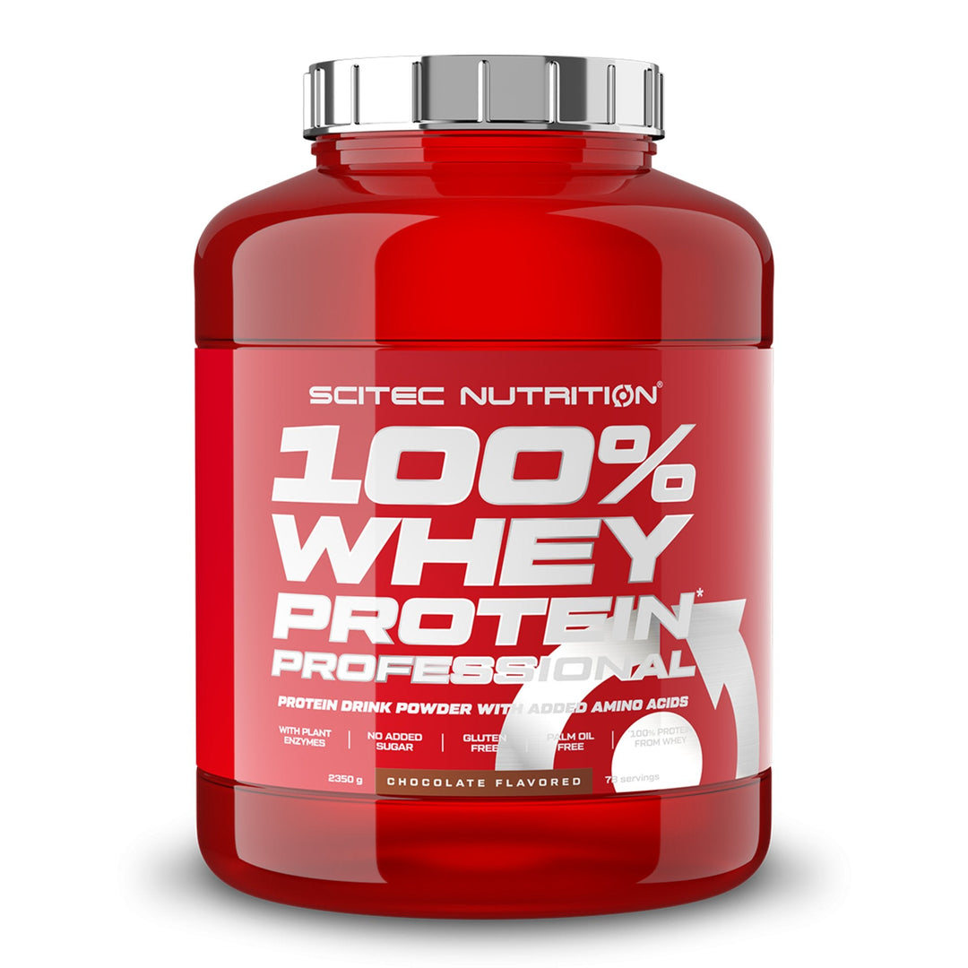 Proteina din zer, Scitec Nutrition, 100% Whey Protein Professional, 2350g - Magazin suplimente nutritive - gym-stack.ro