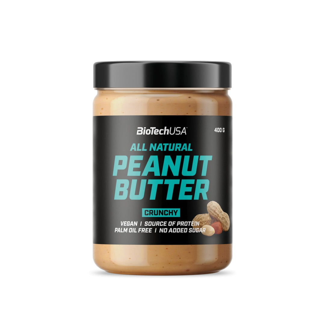 Unt de Arahide, BioTechUSA, All Natural Peanut Butter, 400g