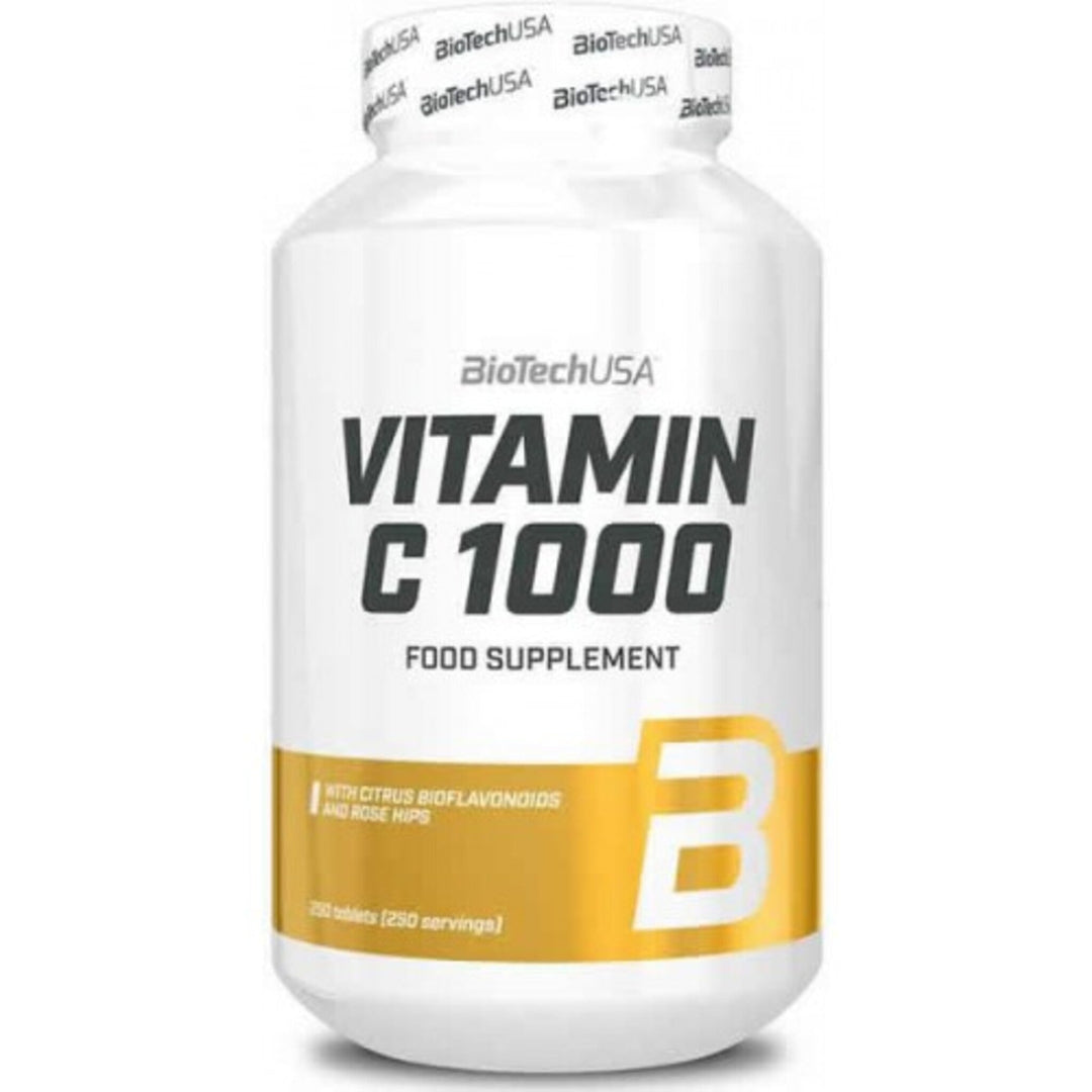 Vitamina C, BioTechUSA Vitamin C 1000, 250 tabs