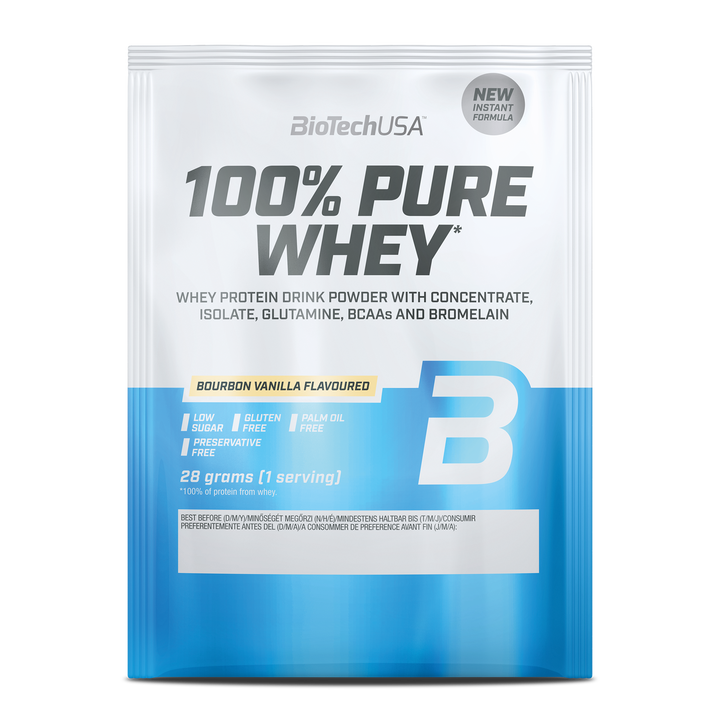 Proteina din zer, BiotechUSA, 100% Pure Whey, 28g