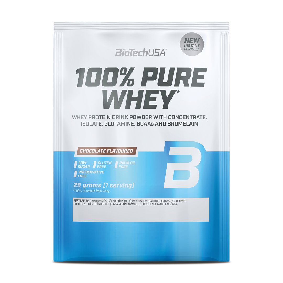 Proteina din zer, BiotechUSA, 100% Pure Whey, 28g