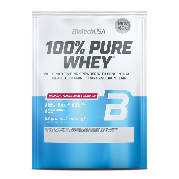 Proteina din zer, BiotechUSA, 100% Pure Whey, 28g