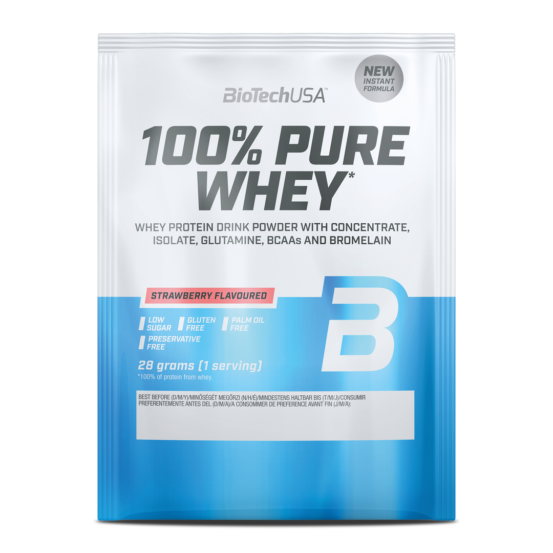 Proteina din zer, BiotechUSA, 100% Pure Whey, 28g