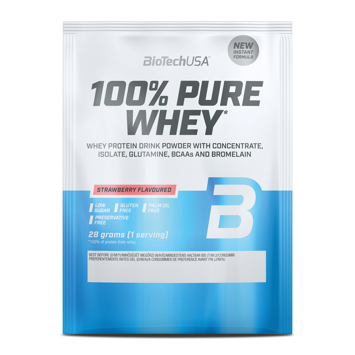 Proteina din zer, BiotechUSA, 100% Pure Whey, 28g