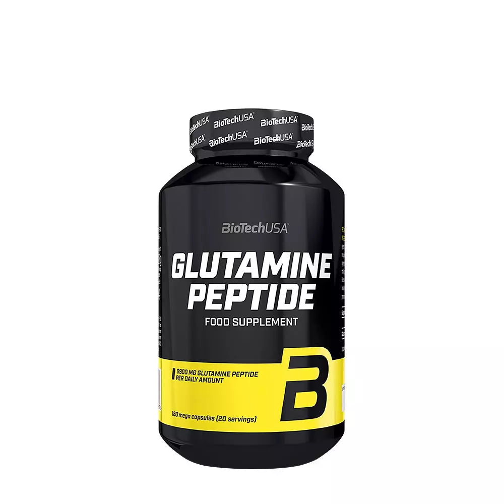 Glutamina Capsule, BioTechUSA, Glutamine Peptide, 180 Capsule