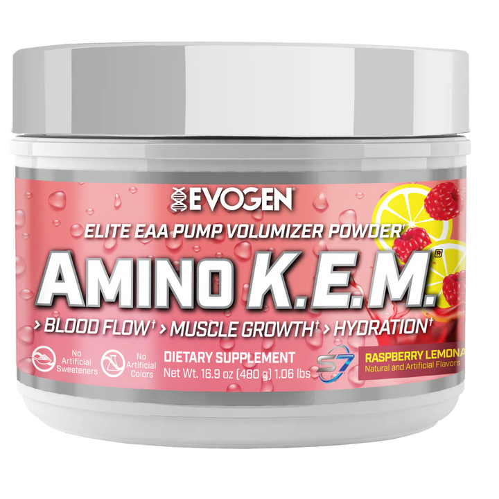 Aminoacizi Pudra, Evogen, Amino K.E.M. EAA Indulcit Natural, 480g