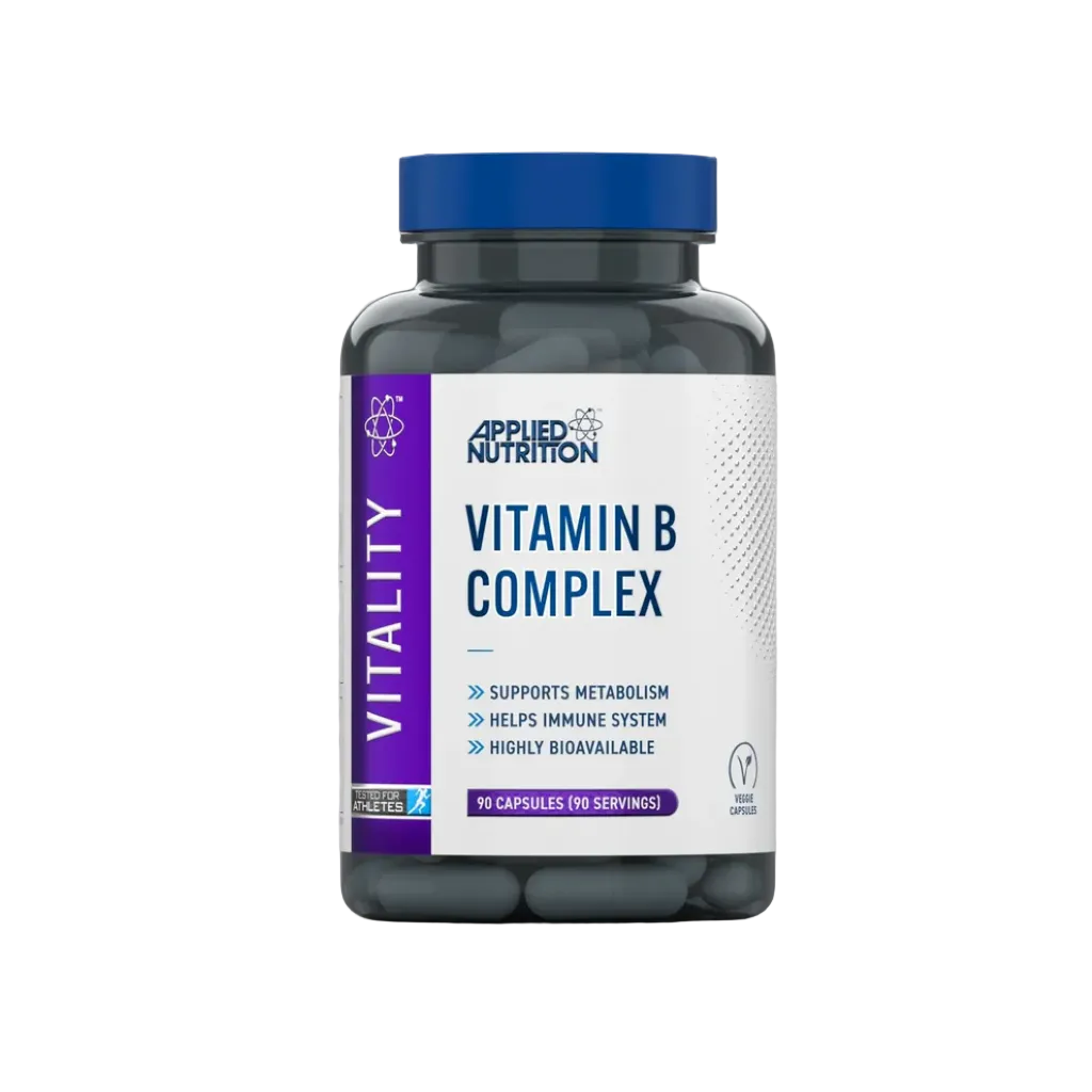 Complex Vitamina B, Applied Nutrition, Vitamin B Complex, 90 Capsule
