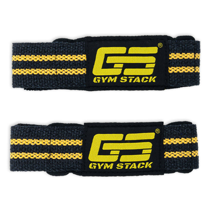 Chingi, Gym Stack, Lifting Straps, Black / Yellow