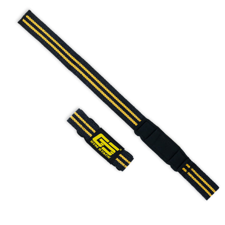 Chingi, Gym Stack, Lifting Straps, Black / Yellow