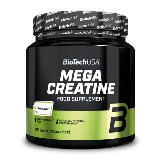 Creatina Monohidrata, BioTechUSA, Mega Creatine Creapure, 306g